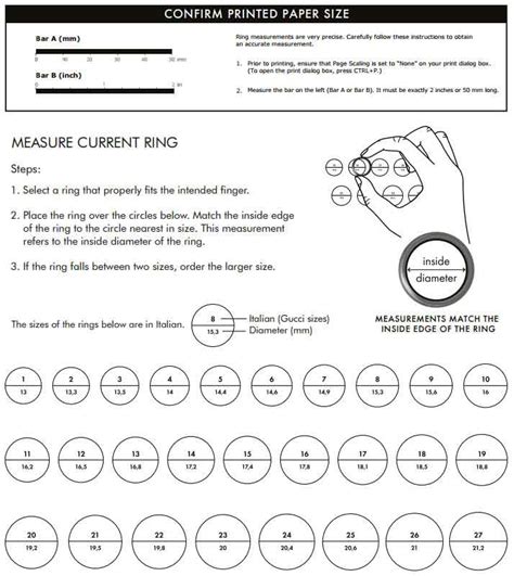 gucci find ring size|gucci ring size guide.